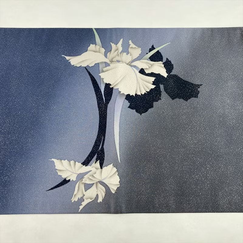 たんす屋 リユース帯 帯 （中古）袋帯 ブルーグレー カジュアル