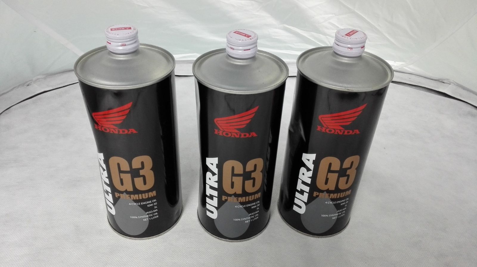 未開封・3缶セット】【HONDA純正】ウルトラG3 10W-30 1L ﾎﾝﾀﾞｵｲﾙ
