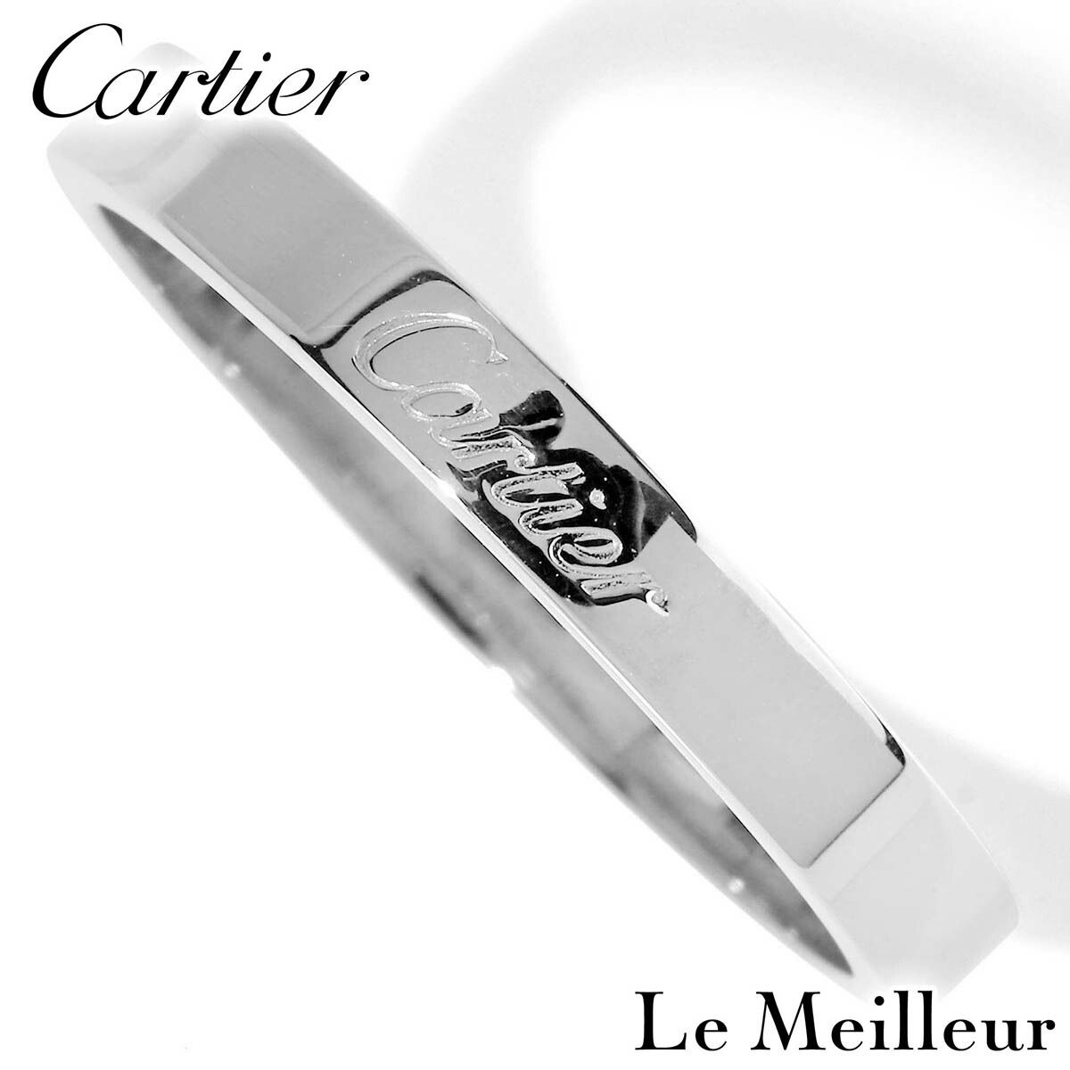 新品仕上済】 Cartier C ドゥ カルティ プラチナ Pt950 ウェディング 