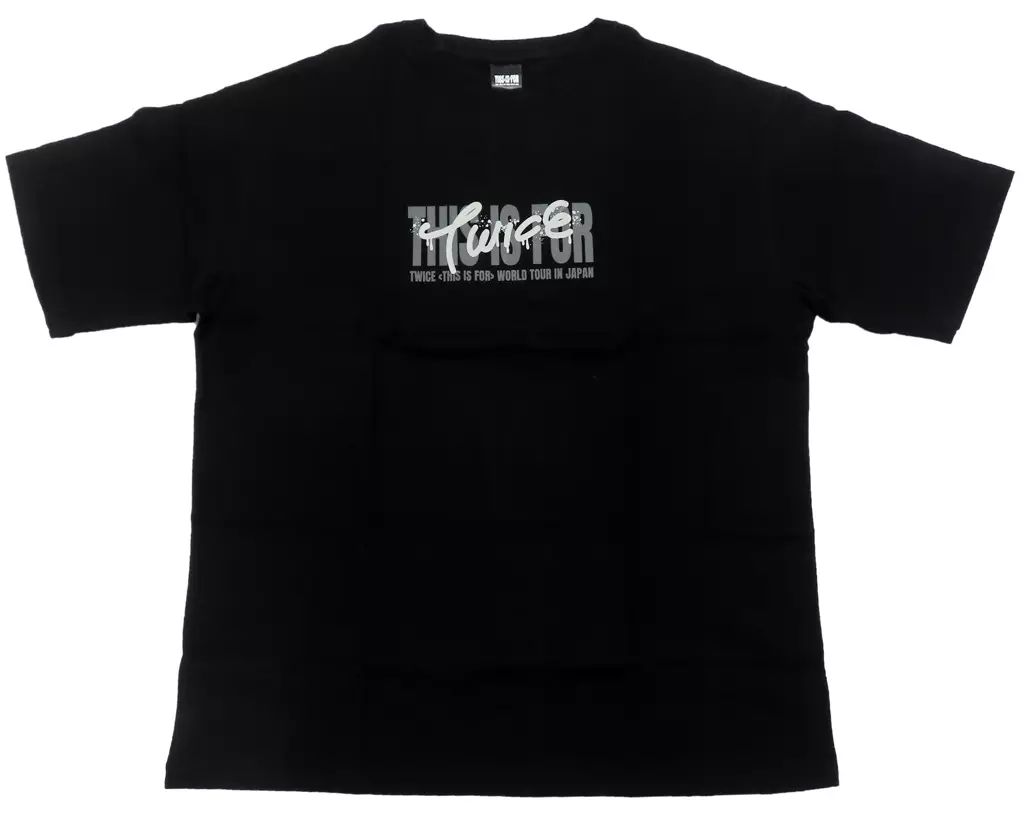 中古】Tシャツ ダヒョン Tシャツ ブラック Lサイズ 「TWICE ＜THIS IS