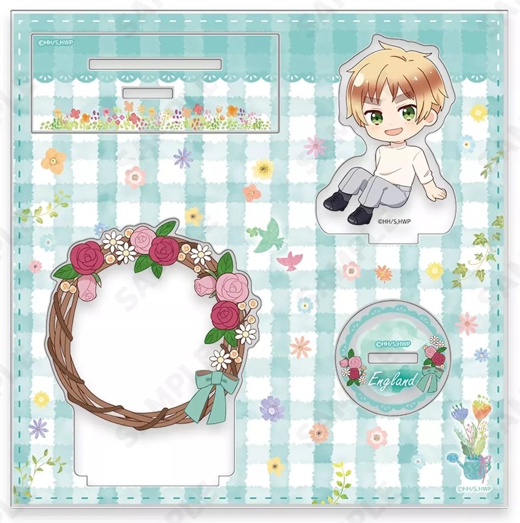 新品】アクリルスタンド・アクリルパネル 5.イギリス ～Flower Shower 