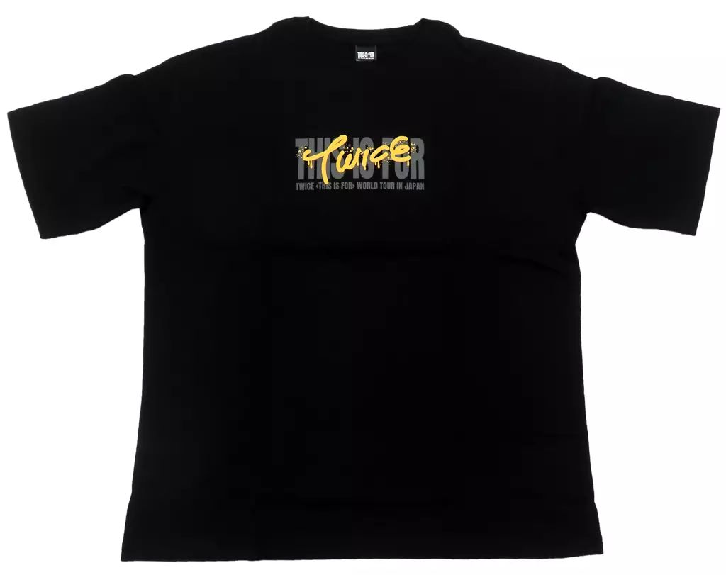 中古】Tシャツ ジヒョ Tシャツ ブラック Mサイズ 「TWICE ＜THIS IS