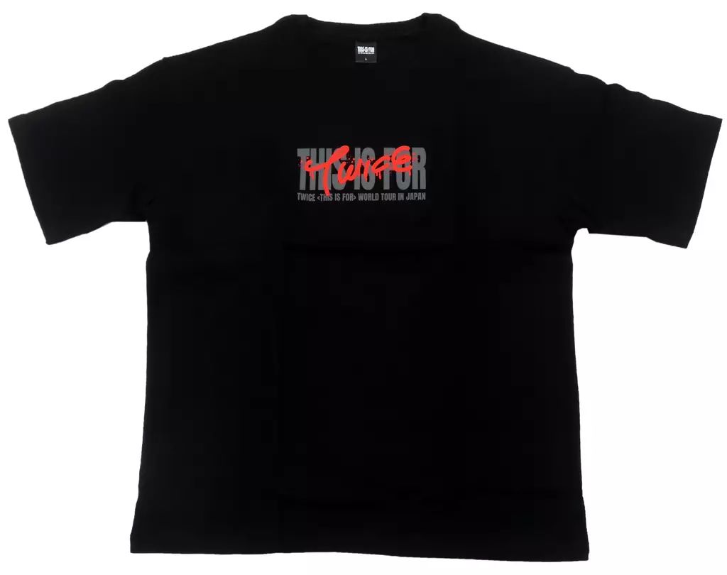 中古】Tシャツ チェヨン Tシャツ ブラック Lサイズ 「TWICE ＜THIS IS