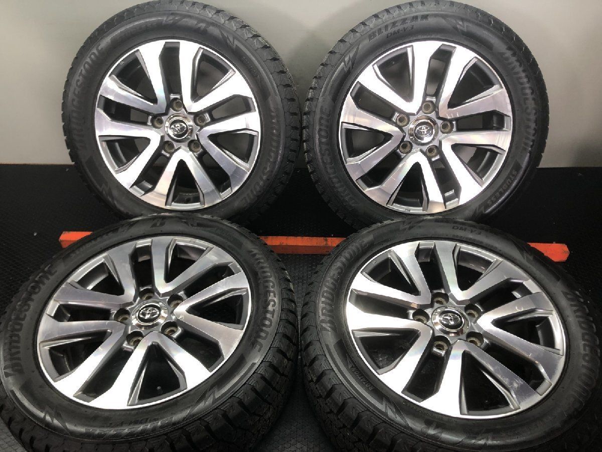 タイヤ走行短め【BS DM-V3 285/50R20】スタッドレス【トヨタ ランクル 