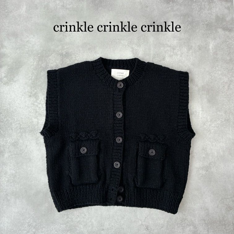 タグ付✨ / 2025 / crinkle crinkle crinkle / NEPAL KNIT VEST