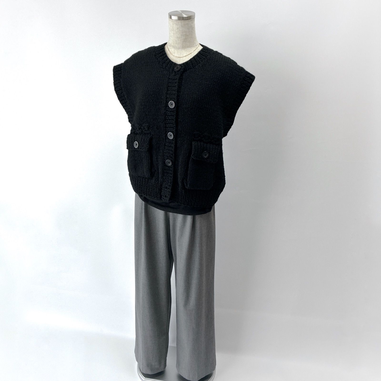 タグ付✨ / 2025 / crinkle crinkle crinkle / NEPAL KNIT VEST