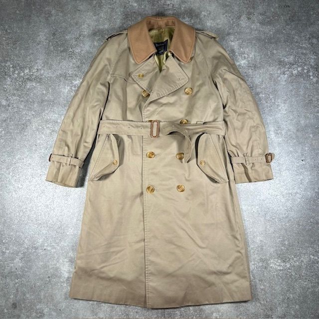 BURBERRY バーバリー 90's トレンチコート ライナー付き ※ネーム刺繍