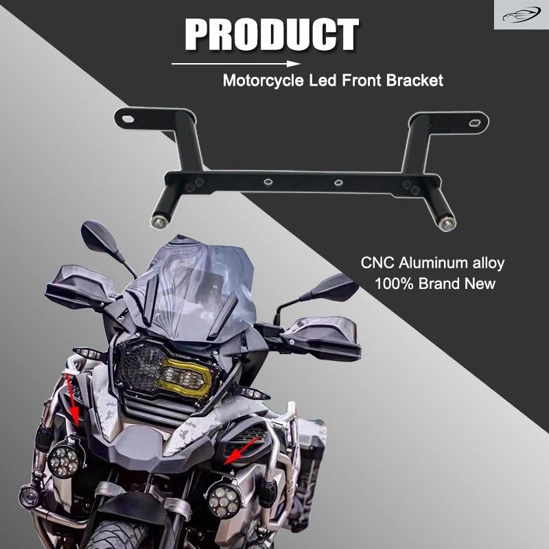 アルミ製オートバイ用LEDドライビングライト補助ライトマウント