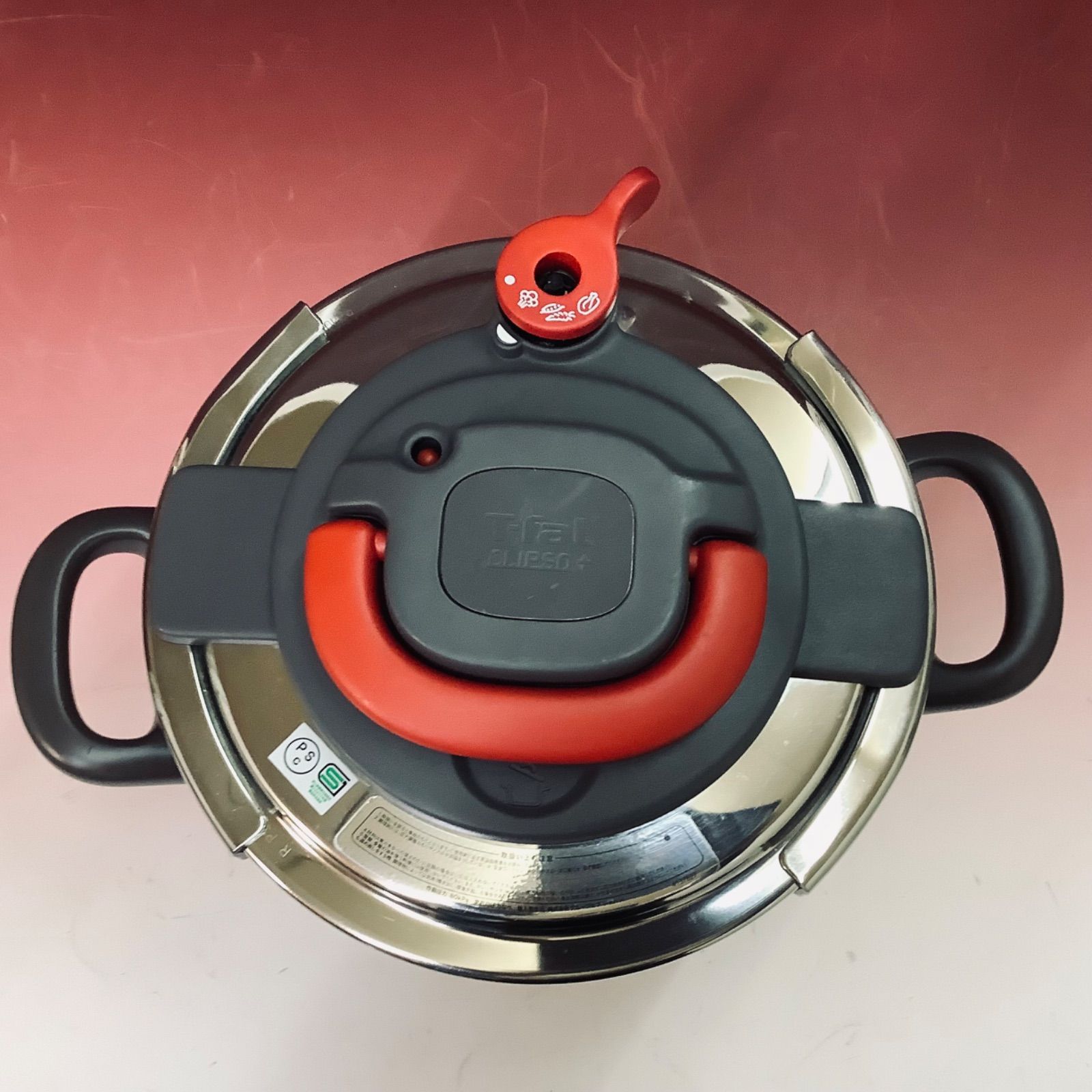 Tｰfal 圧力鍋 クリプソ アーチ Clipso Arch パプリカレッド 6L - メルカリ