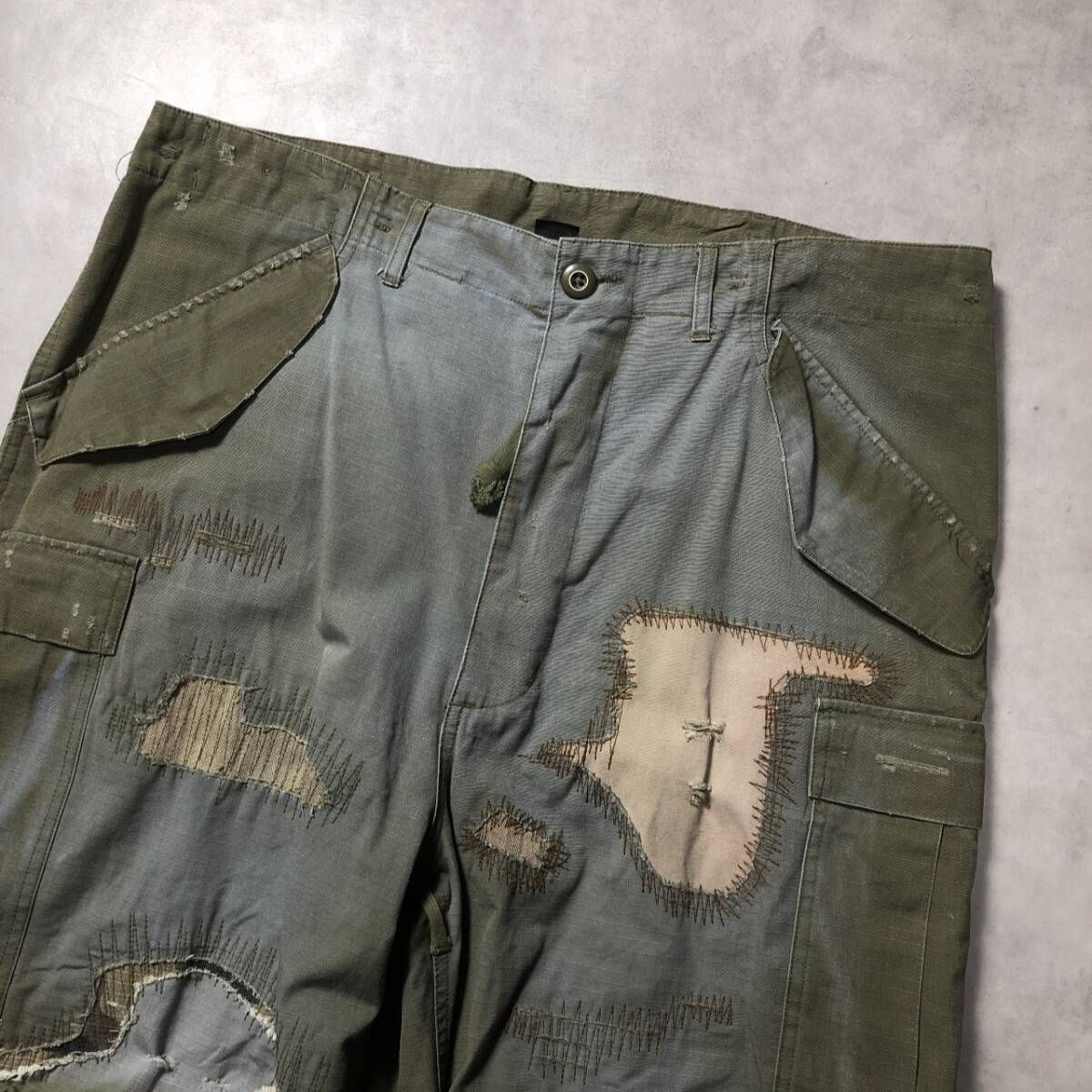 GQ4867◇SAPEur : M-65 Re Make Cargo Pants◇XL◇カーキ サプール