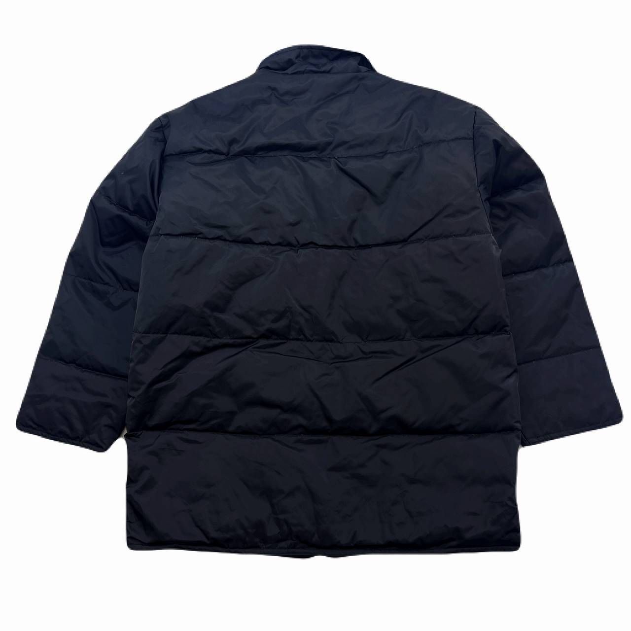 barassi ダウンジャケット レザー × ナイロン 切替え メンズ 46サイズ 