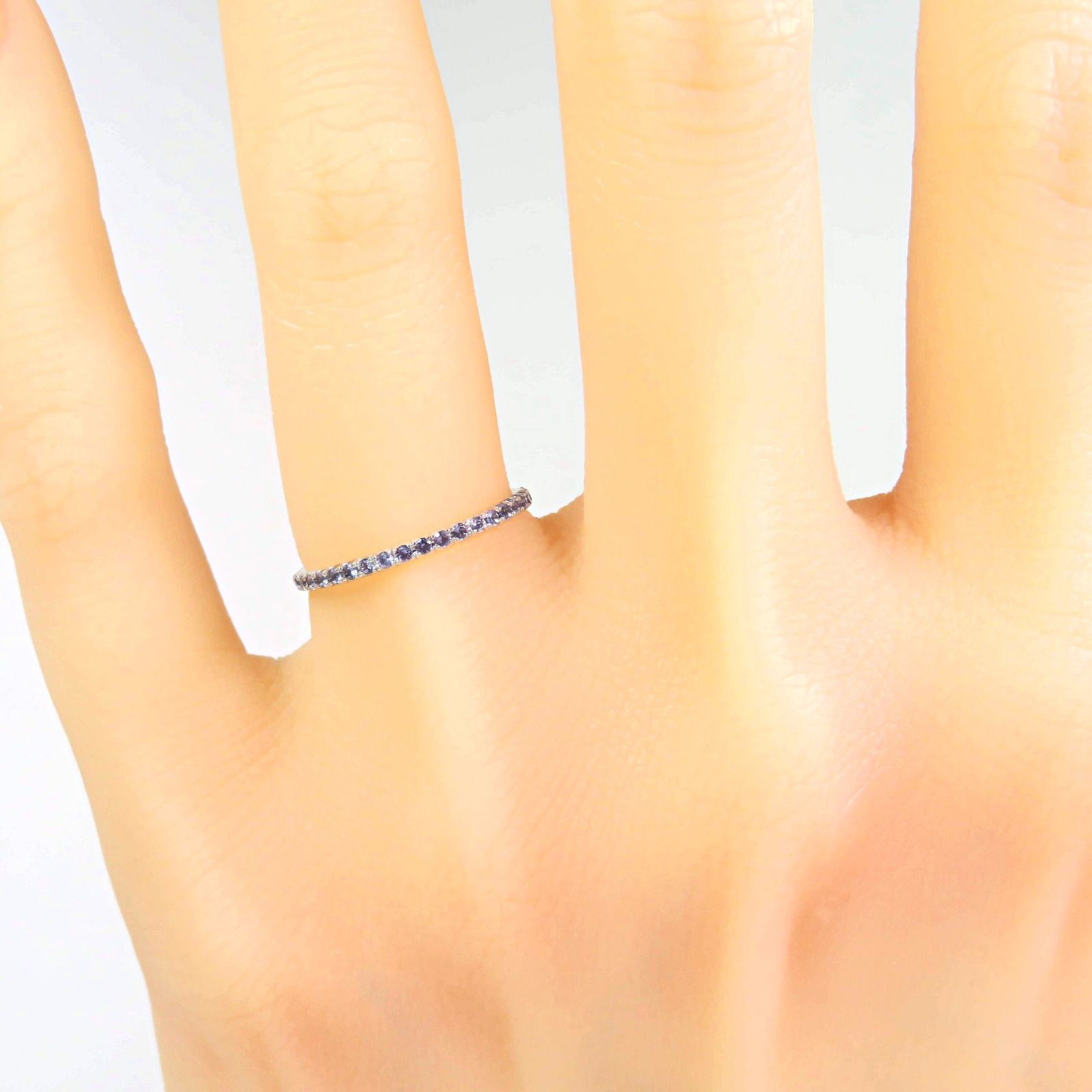 TIFFANY&Co ティファニー 750 タンザナイト メトロ フルエタニティ 