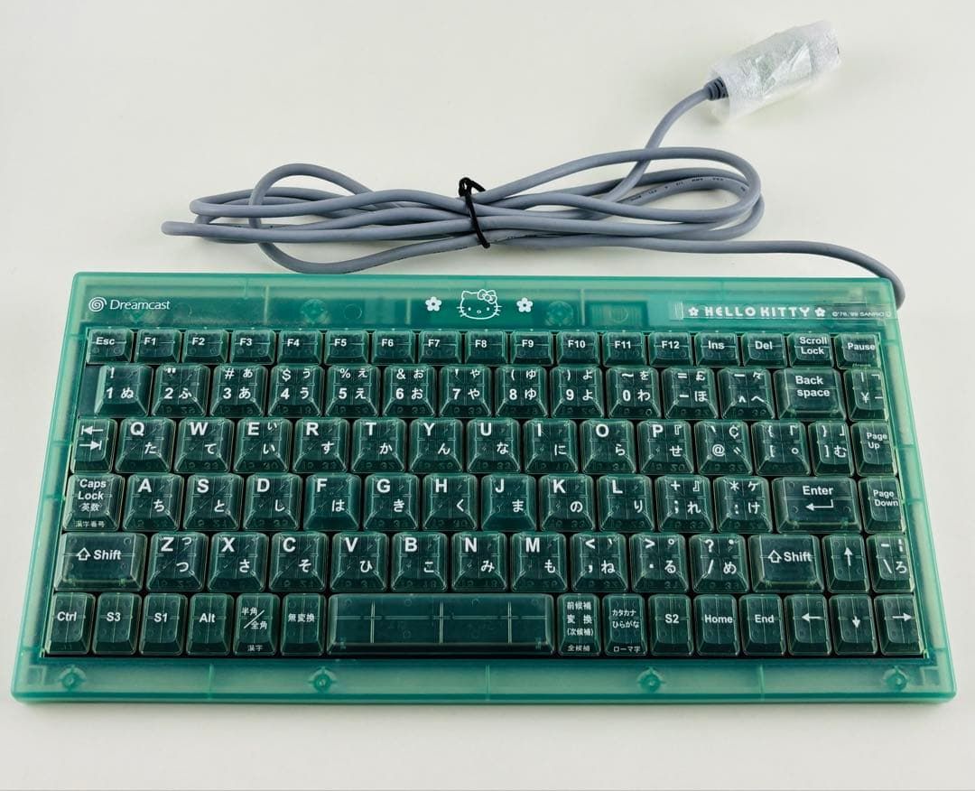 美品 ドリームキャスト 本体 ハローキティ スケルトンブルー 美品 ドリームキャスト 本体 ハローキティ スケルトンブルー