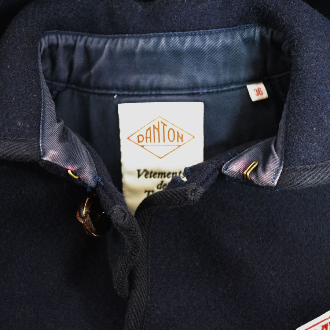 DANTONダントン 日本製 レディース ウールモッサ フード付きロング