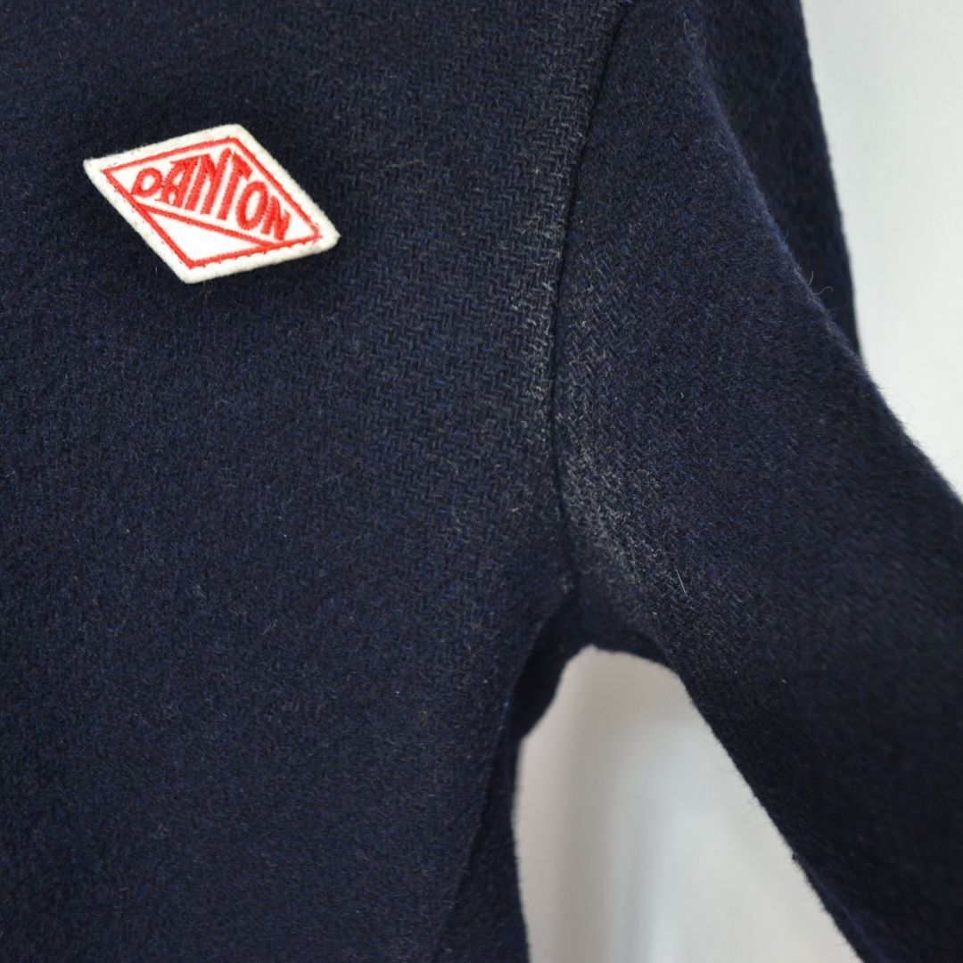 DANTONダントン 日本製 レディース ウールモッサ フード付きロング