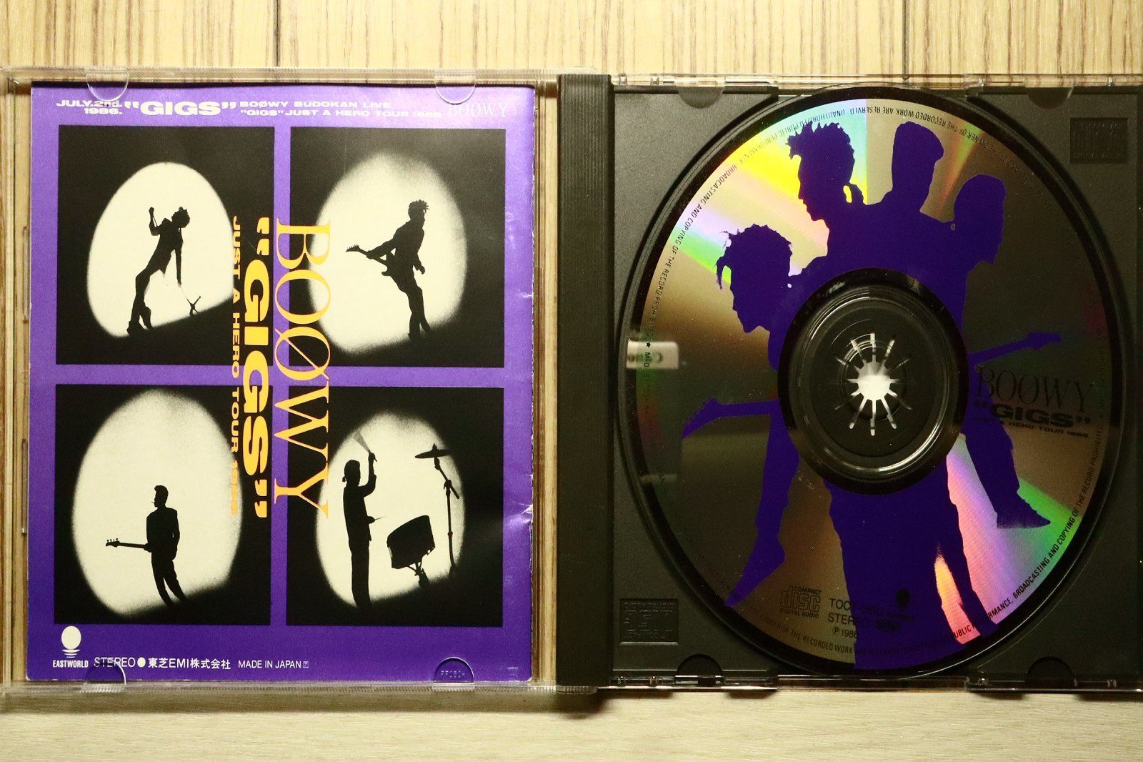 国内盤CD☆ボウイ /BOOWY □ GIGS ― JUST A HERO TOUR 1986 【TOCT5610