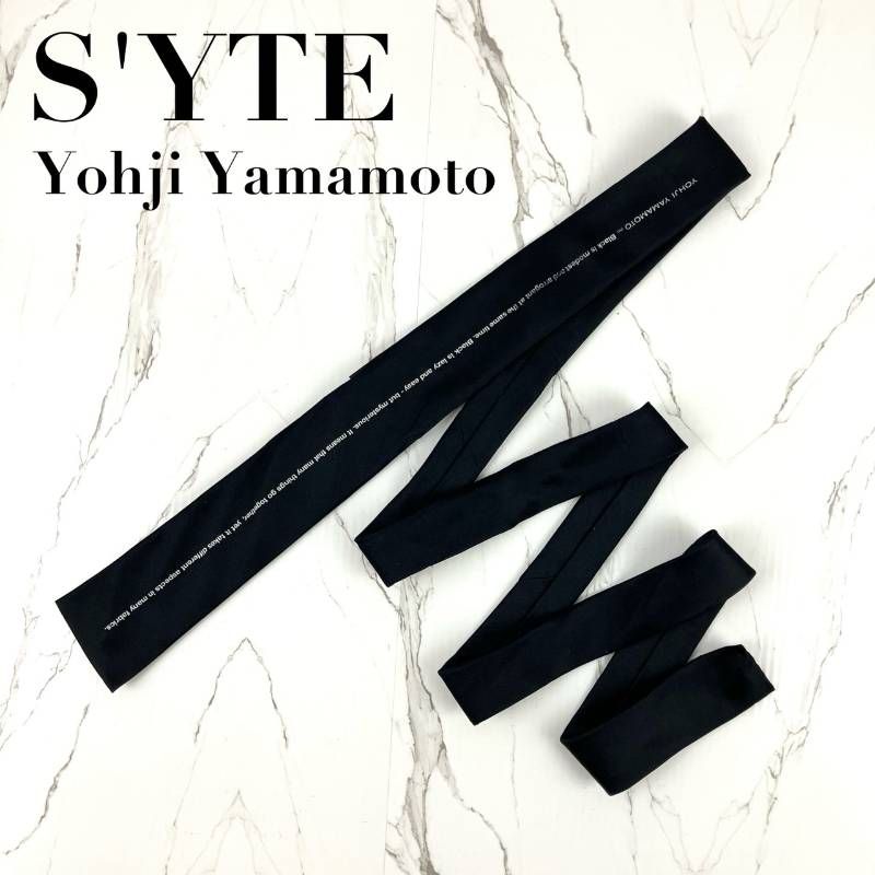S'YTE サイト ヨウジヤマモト ネクタイ ナロータイ スクエアエンド