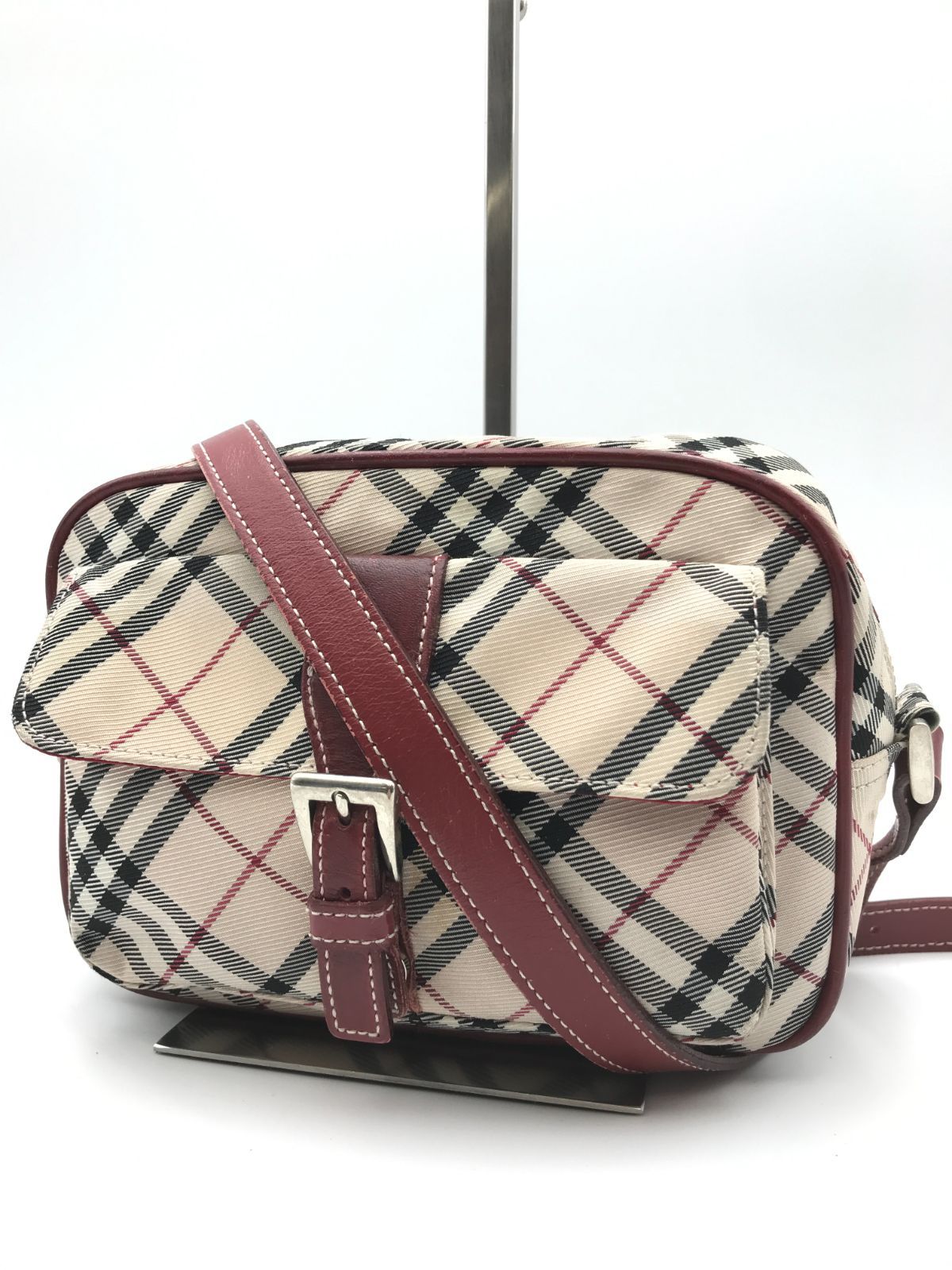 希少 Burberry バーバリーブルーレーベル ショルダーバッグ ノバ 