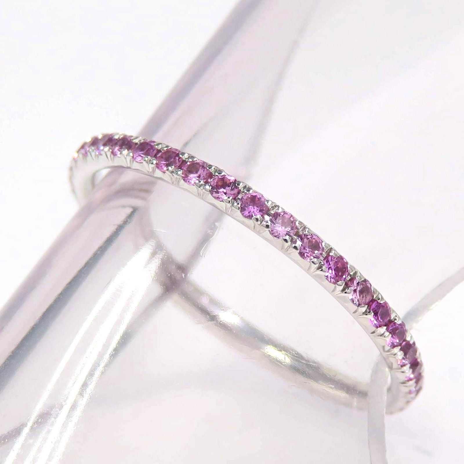 TIFFANY&Co ティファニー 750 ピンクサファイア メトロ フルエタニティ