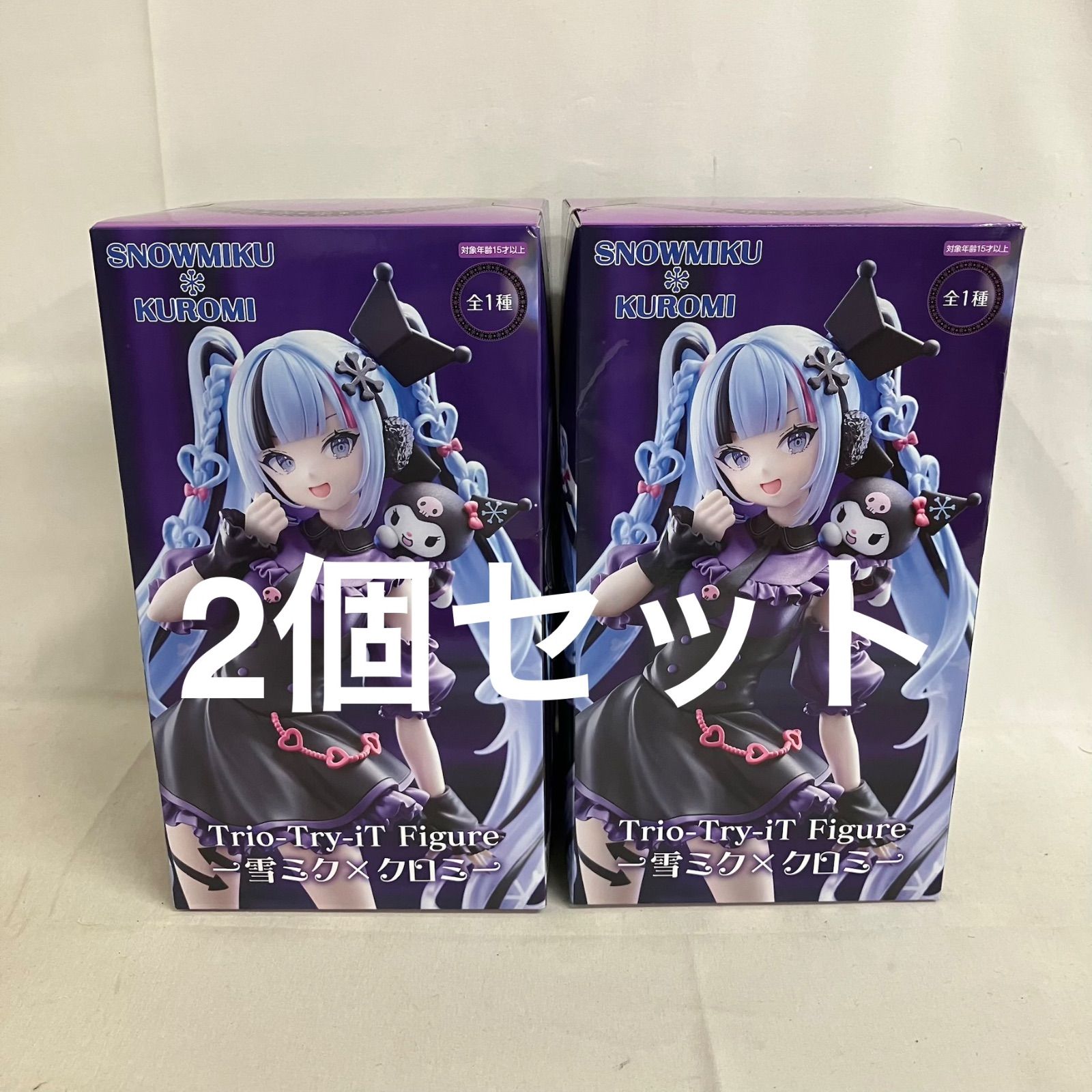 未開封 初音ミク Trio-Try-iT Figure 雪ミク×クロミ フィギュア 箱 