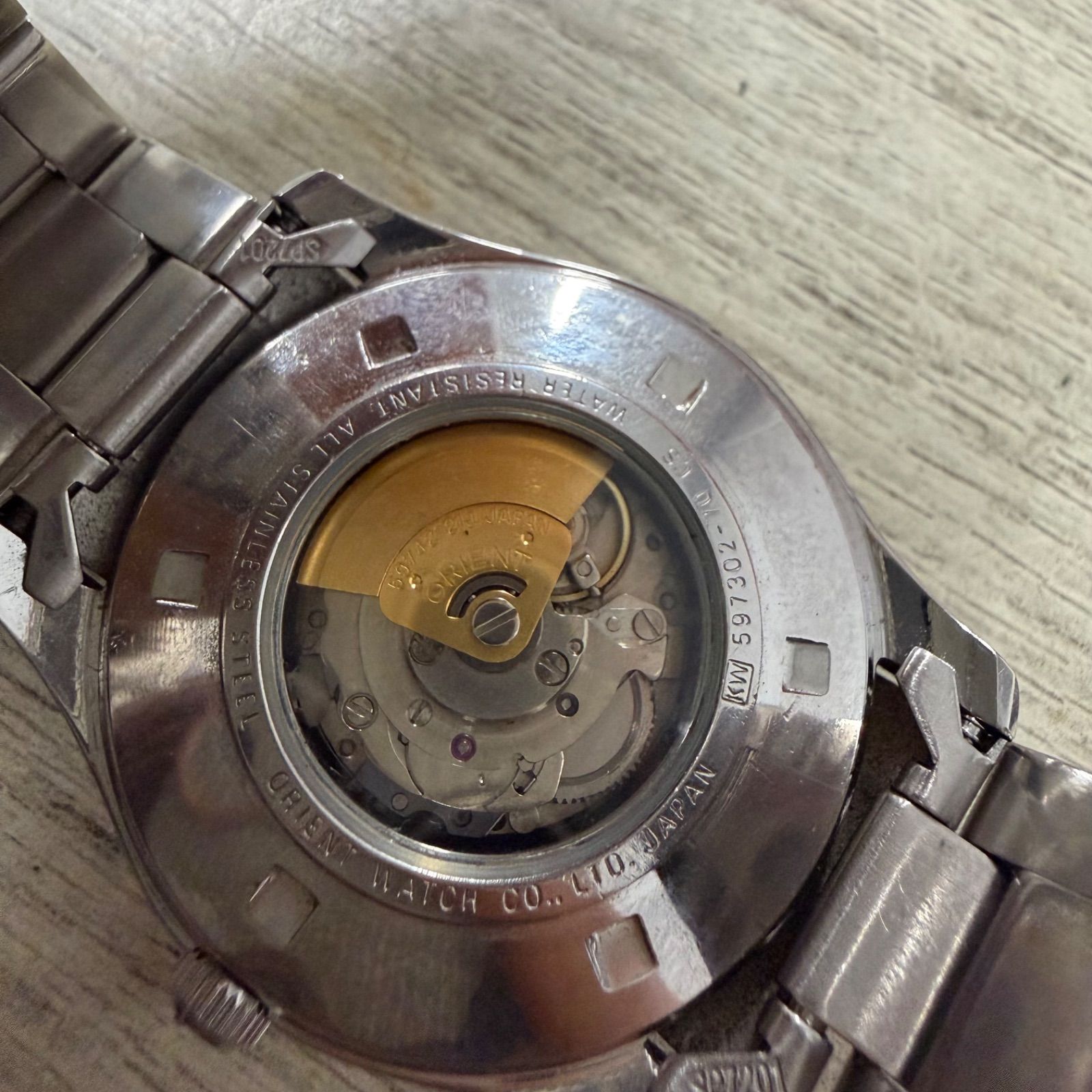  オリエントスター 自動巻き 腕時計 黒文字盤 ボーイズサイズ ハイネック 自動巻き時計 腕時計(アナログ)