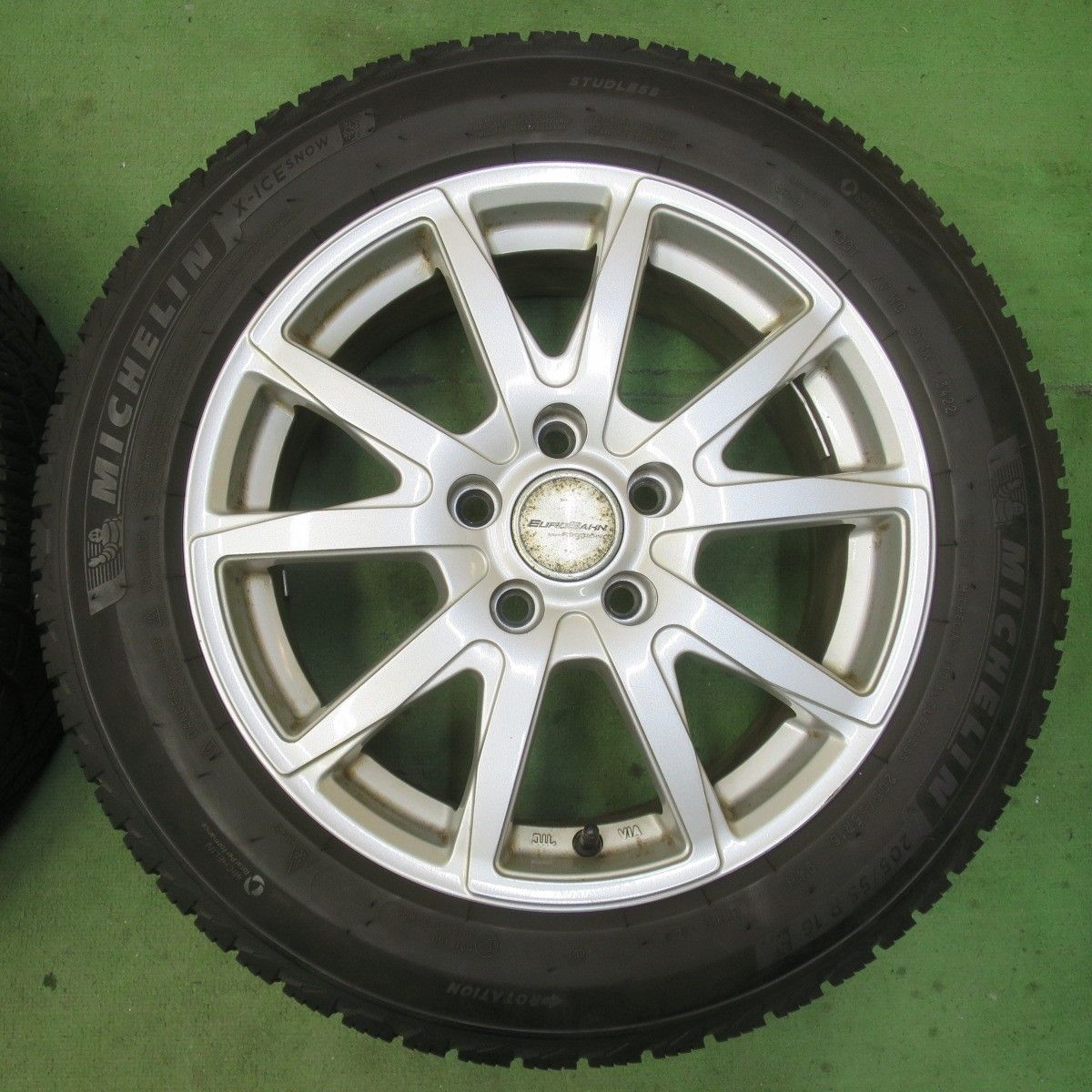 バリ溝！22年！8.5分☆ワーゲン 等 EUROBAHN SPORTECHNIC 205/55R16