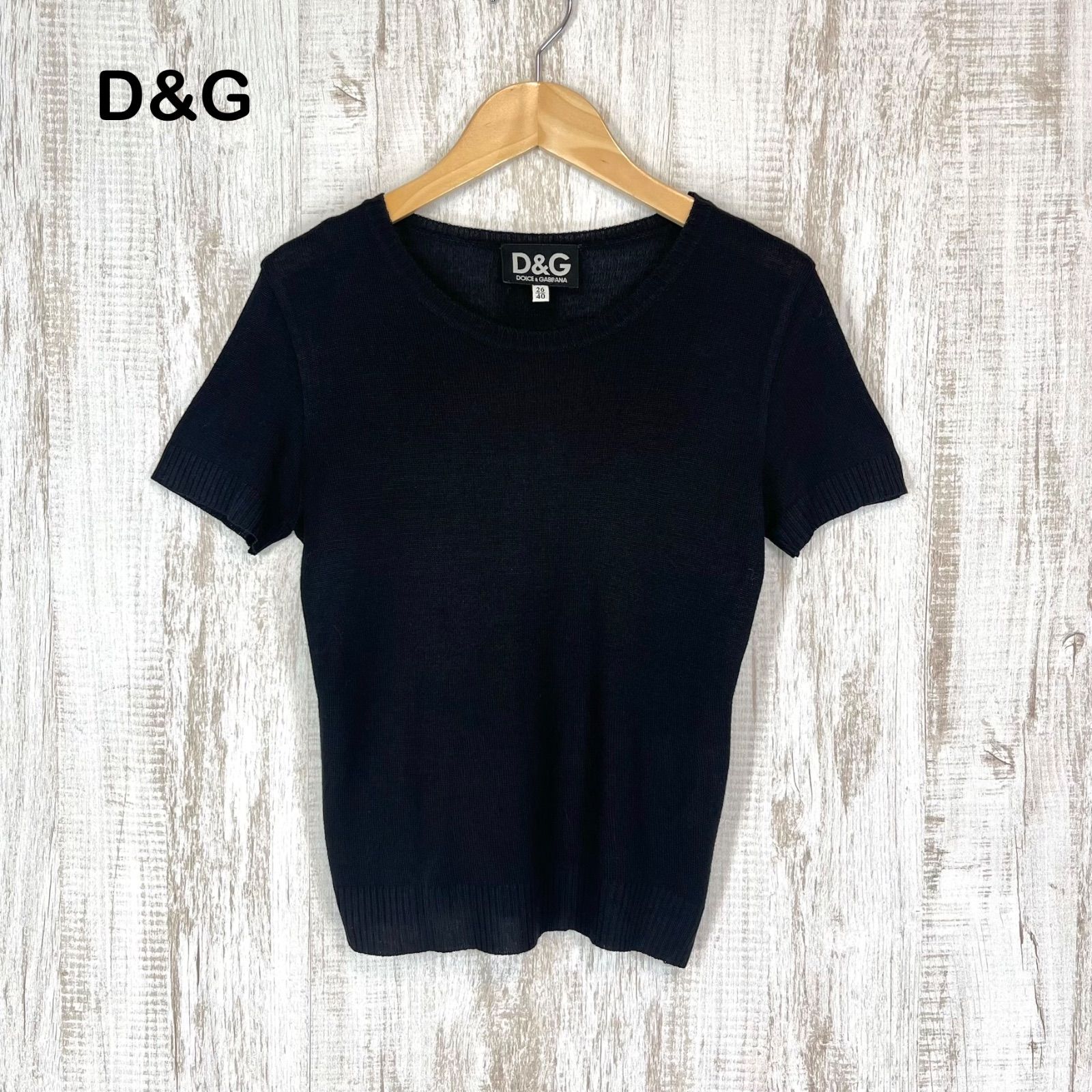 D&G DOLCE&GABBANA ドルチェアンドガッバーナ 半袖 サマーニット 