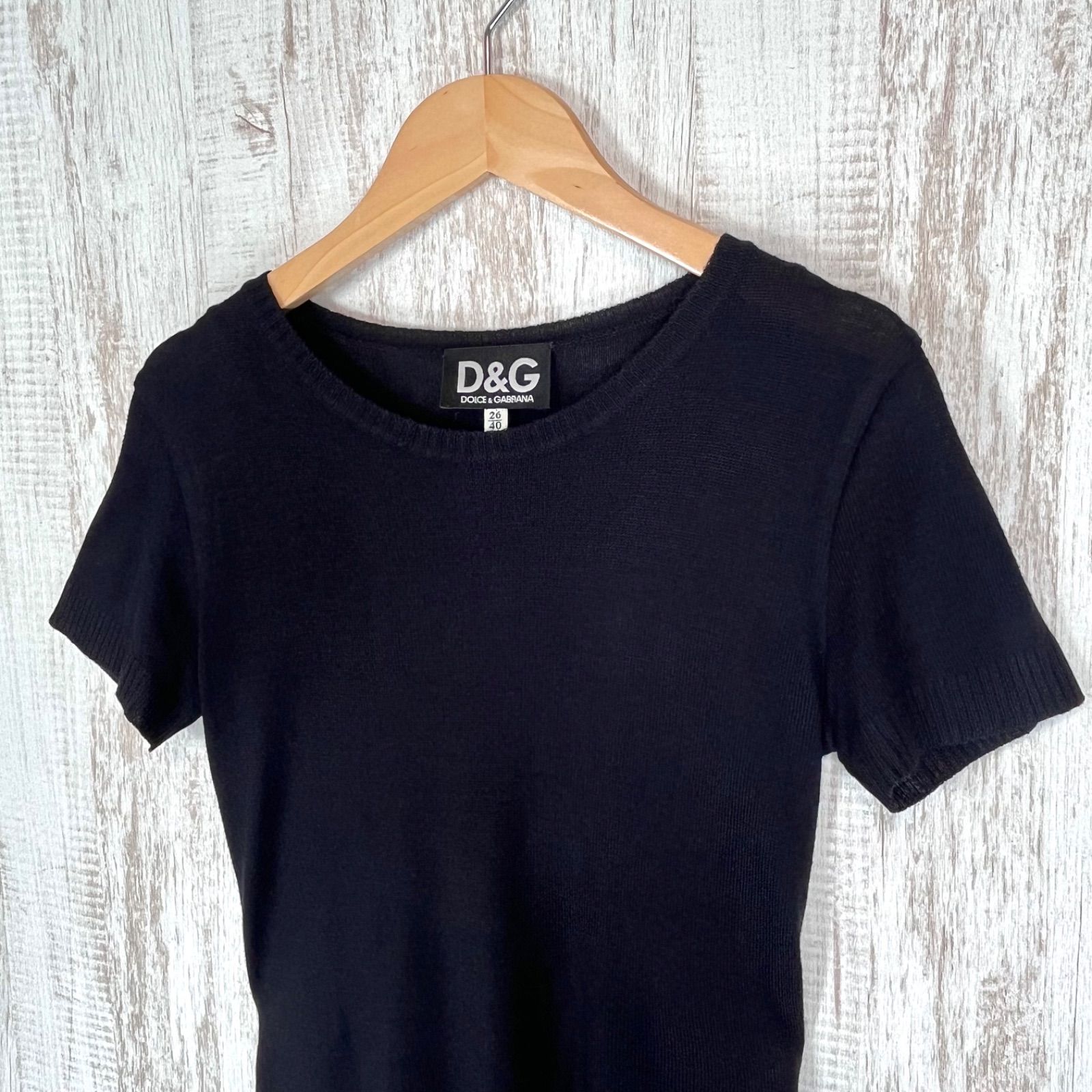 D&G DOLCE&GABBANA ドルチェアンドガッバーナ 半袖 サマーニット 