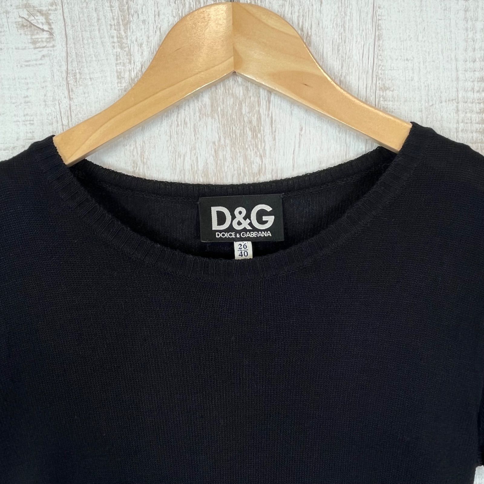 D&G DOLCE&GABBANA ドルチェアンドガッバーナ 半袖 サマーニット 