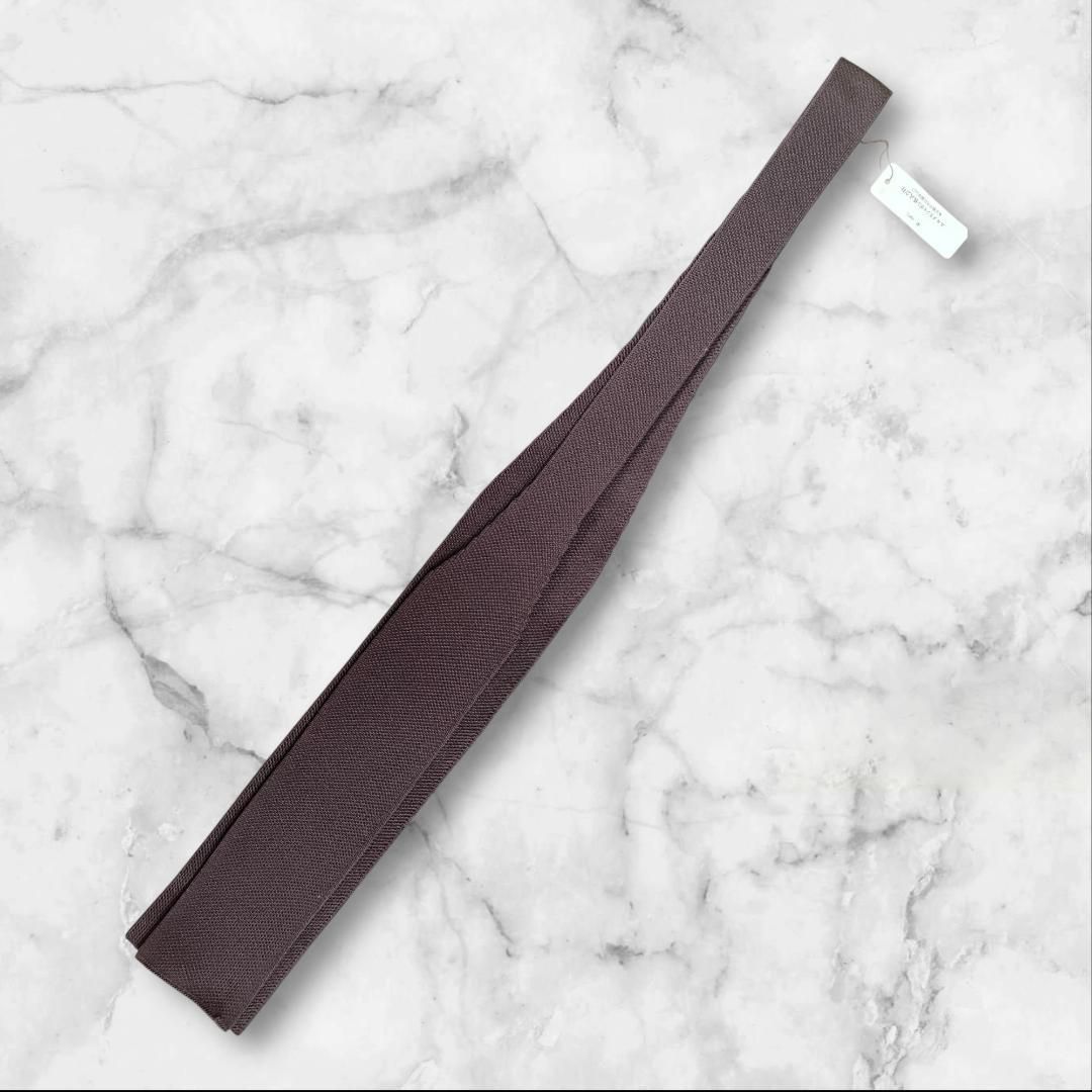 【美品】エルメス ニットタイ ブラック ライトブラウン 無地 ソリッド Hロゴ エルメス ニットタイの通販 エルメス ニットタイ ブラック ライト