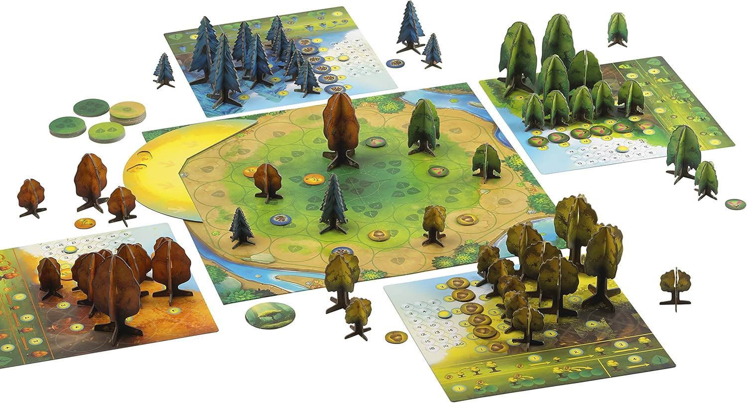 パズル・ボードゲーム フォトシンセシス【光と影を操る、没頭の森作り】美しい3Dボードゲーム 大人の趣味 戦略 脳トレ