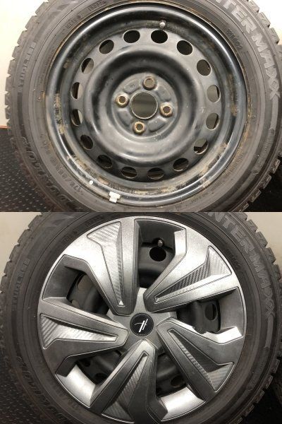 タイヤ走行短め【DL WM02 175/65R15】スタッドレス【ARC EVO キャッチ 