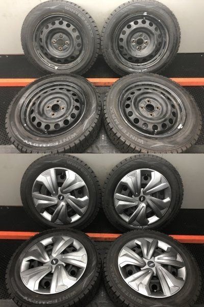 タイヤ走行短め【DL WM02 175/65R15】スタッドレス【ARC EVO キャッチ 