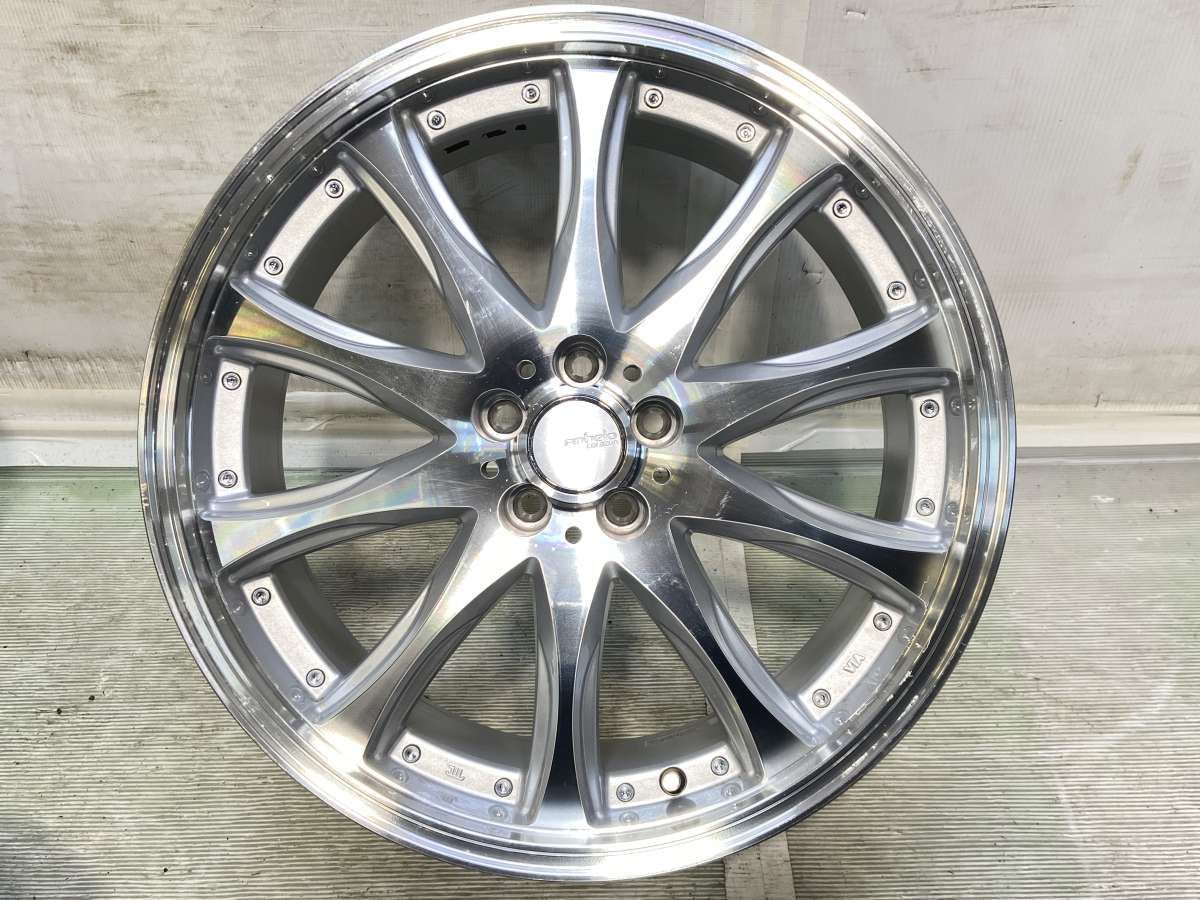 19x7.5 50 100-5穴n anhelo corazon n中古ホイール 4本セットn 19x7.5 50 100-5穴n anhelo corazon n中古ホイール 4本セットn
