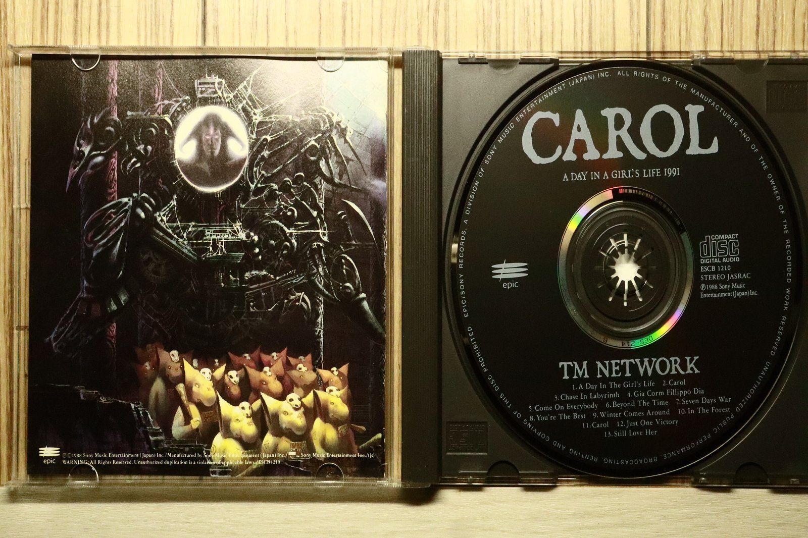 国内盤CD☆ティーエム・ネットワーク/TM NETWORK□ CAROL-A DAY IN A