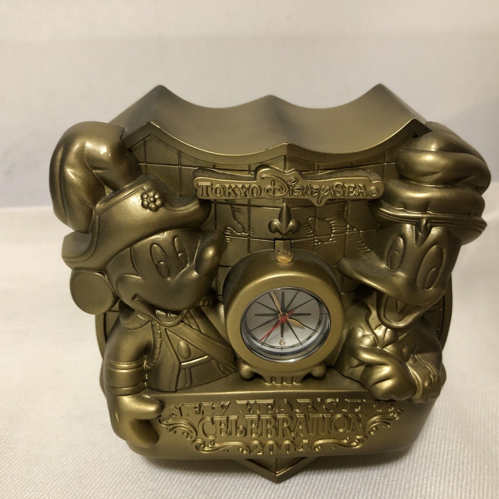 I005 TOKYO Disneyland 20周年 ディズニーシー 2004年 腕時計 置時計