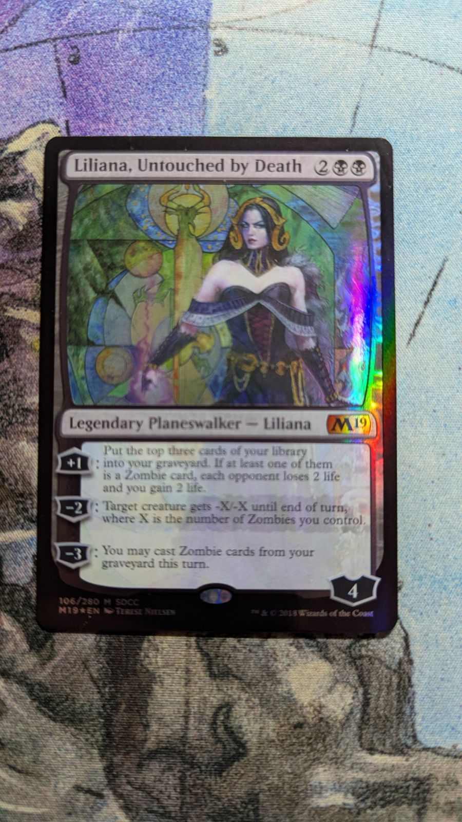 MTG 死が触れぬ者、リリアナ SDCC2018 foil 英語 - メルカリ
