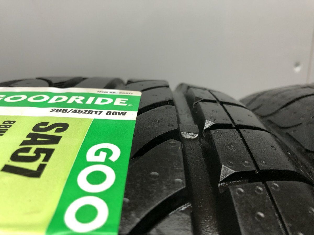 【新品】GOODRIDE SA-57 205/45ZR17 88W 17インチ 夏タイヤ 4本 20年製 MINI CR-Z ノート ロードスター プジョー207等　(STR038) 新品】GOODRIDE SA-57 205/45ZR17 88W 17インチ 夏タイヤ 4本 20年製