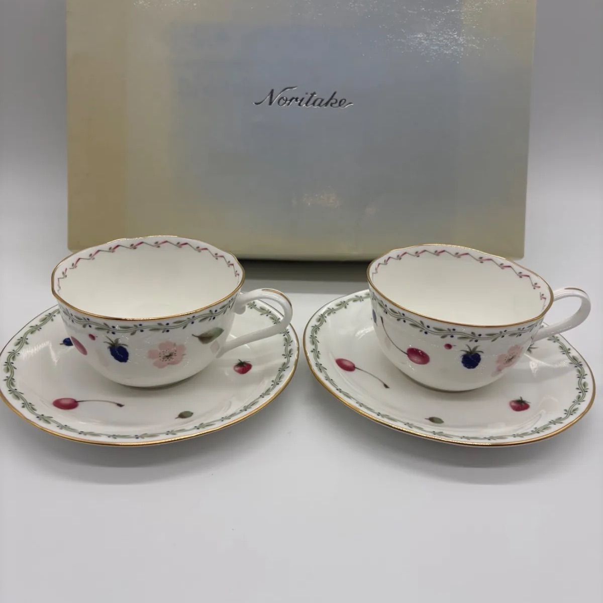 未使用 Noritake ポートショア カップ＆ソーサー ペアセット ノリタケ 