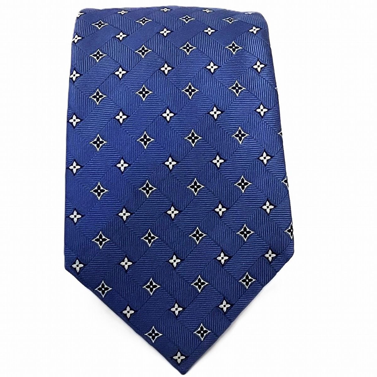 ルイ・ヴィトン LOUIS VUITTON モノグラム ネクタイ シルク メンズ