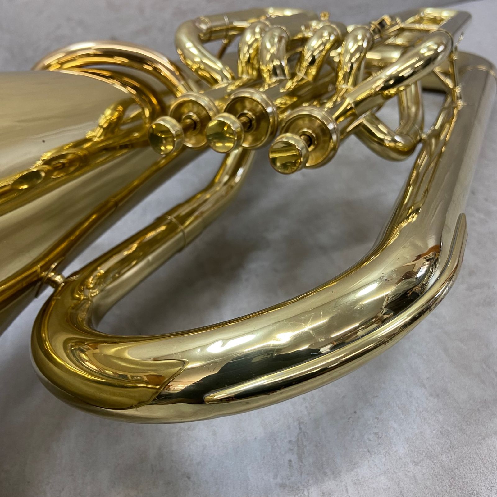 【オーバーホール済】Nikkan YAMAHA YEP201 ユーフォニアム ニッカン 現ヤマハ ユーフォニアム YEP-201 イエローブラス 管楽器
