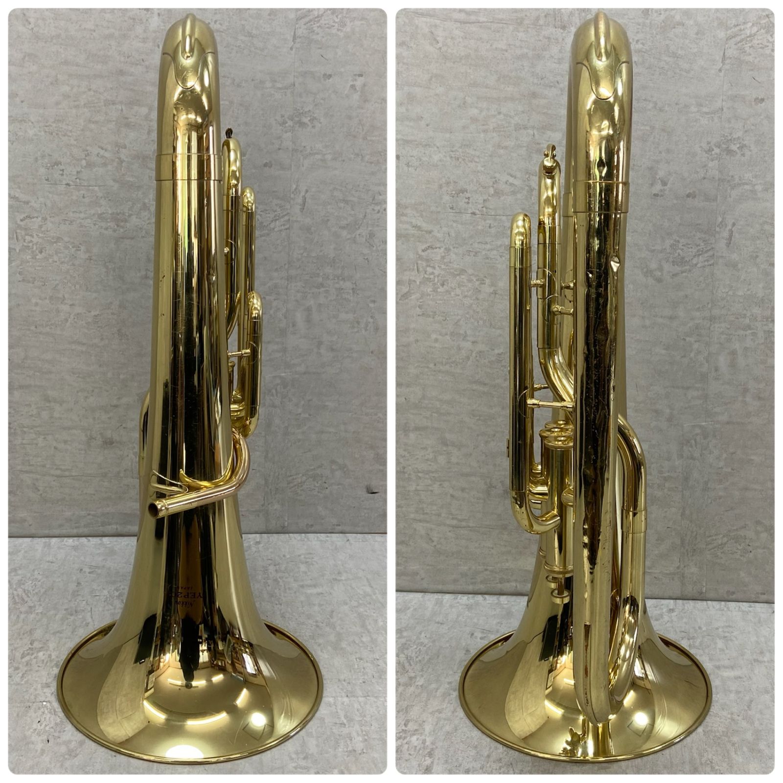 ニッカン 現ヤマハ ユーフォニアム YEP-201 イエローブラス 管楽器