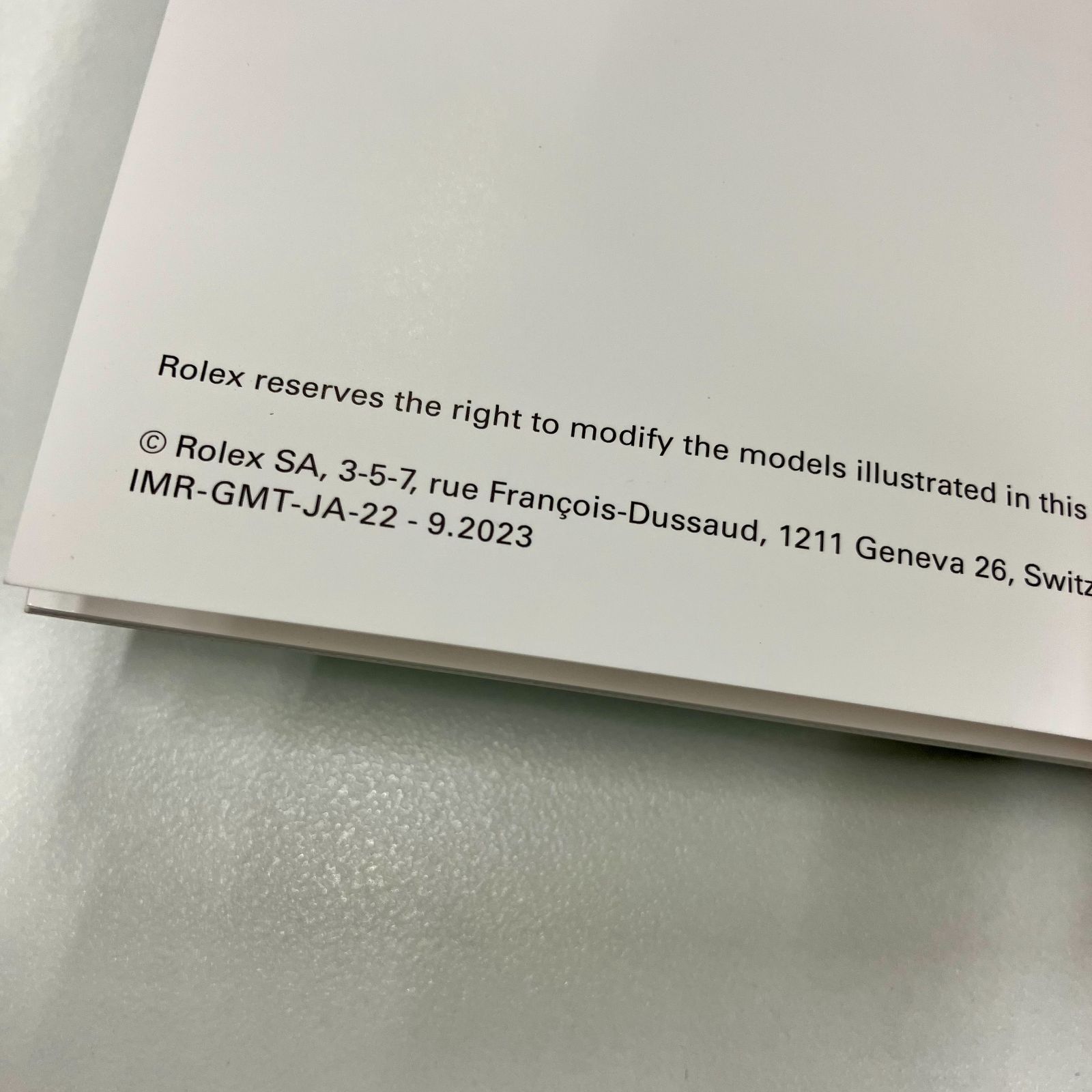 ROLEX ロレックス GMT MASTER Ⅱ 日本語版 取扱説明書 冊子 付属品4点