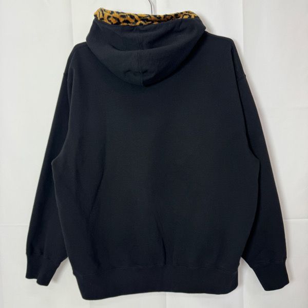 Supreme/シュプリーム【21AW】Leopard Trim Hooded Sweatshirt