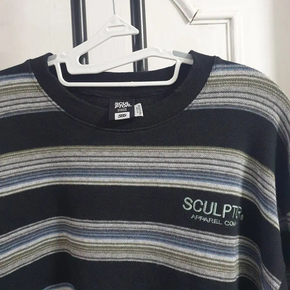 SCULPTOR スカルプター ストライプ 長袖 M 95 SCULPTOR スカルプター 