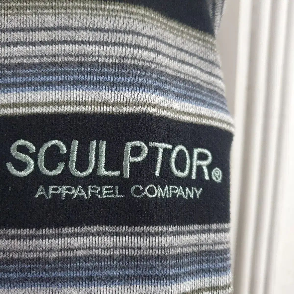 SCULPTOR スカルプター ストライプ 長袖 M 95 SCULPTOR スカルプター 
