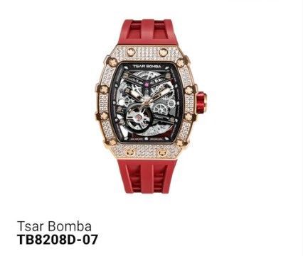  正規品ー ー未開封 Tsar Bomba TB8208D-07 トレンド感 自動巻き時計 腕時計(アナログ)