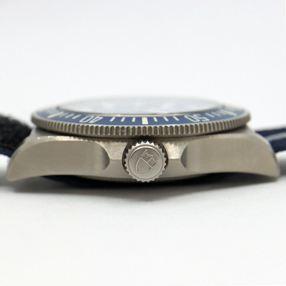  栄 チューダー ペラゴスFXD 25707B|23 ネイビー 腕時計 チタン ファブリック 自動巻き メンズ 半袖シャツ 自動巻き時計 腕時計(アナログ)