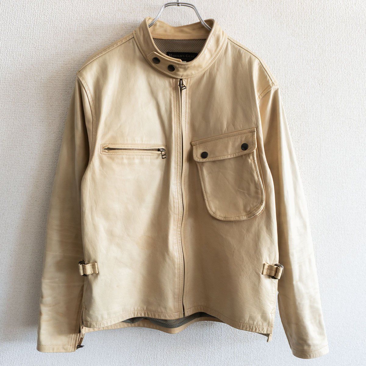 雰囲気抜群】HAROLDS GEAR【ホースレザー シングルライダース