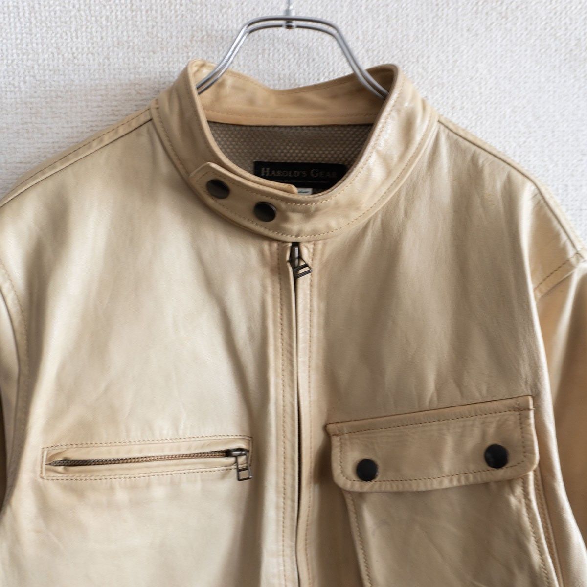 雰囲気抜群】HAROLDS GEAR【ホースレザー シングルライダース